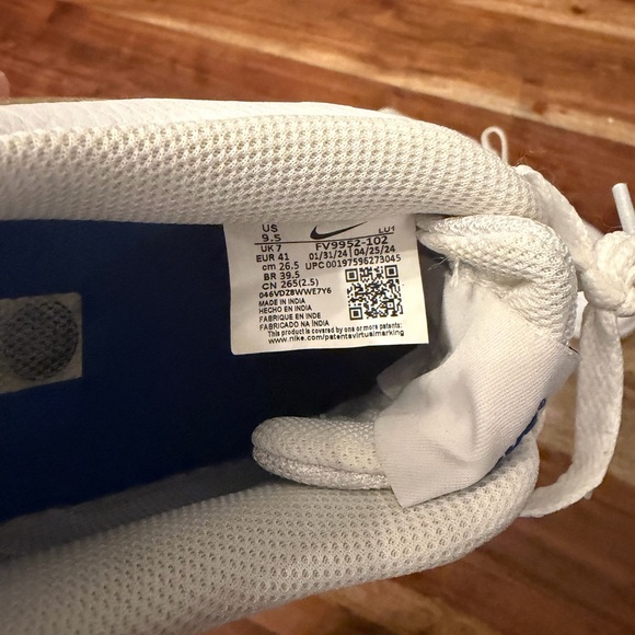 Nike Court Vision Low Next Nature Sneakers Women's White Flax Retro Low Top, 9.5 - Picture 6 of 7